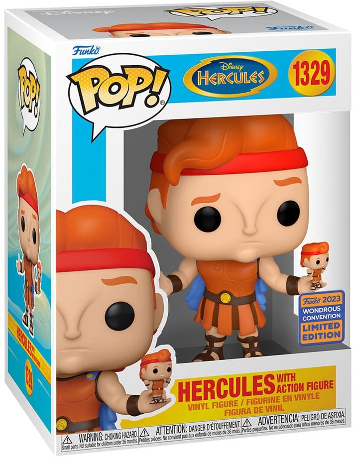 #1329 Disney - Hercules with Action Figure - WonderCon 23 Exclusive LE