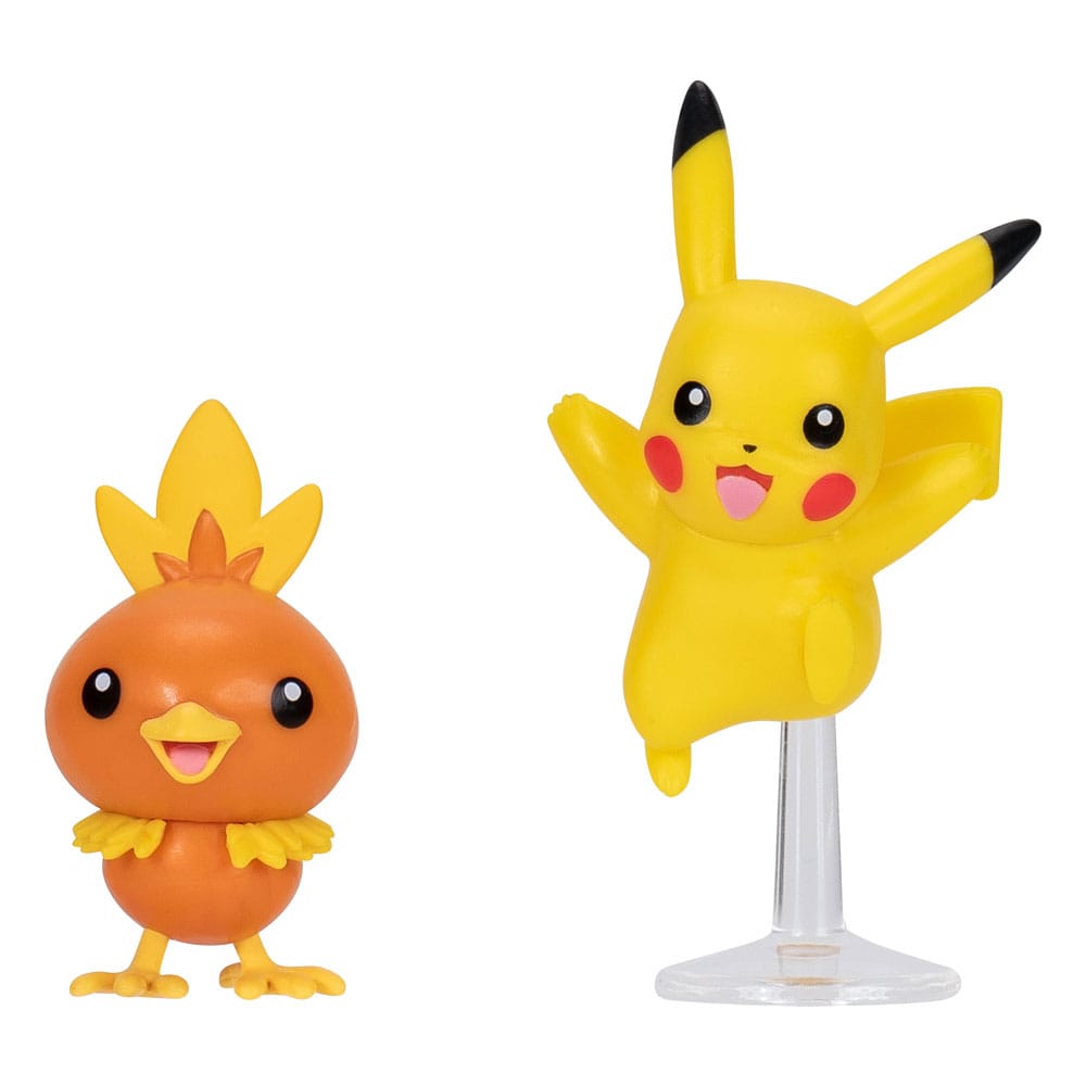 First Partner Battle Figure Set 2-Pack - Torchic & Pikachu