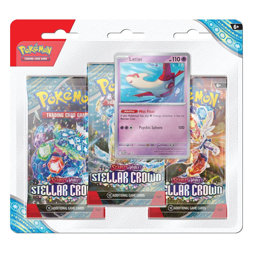 Scarlet & Violet 07 - Stellar Crown - Blister Booster 3-Pack