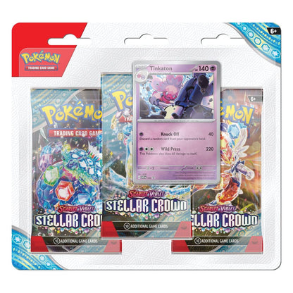 Scarlet & Violet 07 - Stellar Crown - Blister Booster 3-Pack