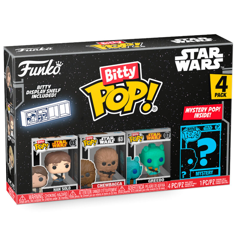 Bitty Pop! Star Wars: Han Solo (4-pack)